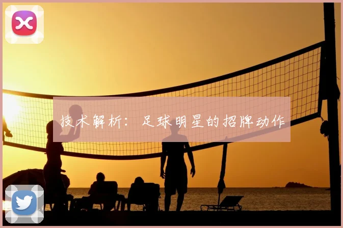 技术解析:足球明星的招牌动作